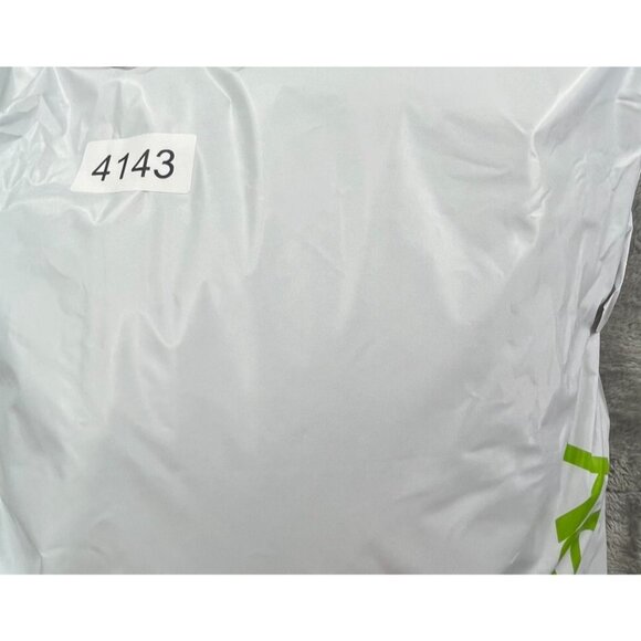 H&M Shacket Jacket Mens Medium Red Beige Buffalo Plaid Flannel Quilted Lined - Picture 12 of 12